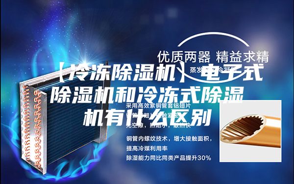 【冷凍除濕機】電子式除濕機和冷凍式除濕機有什么區(qū)別