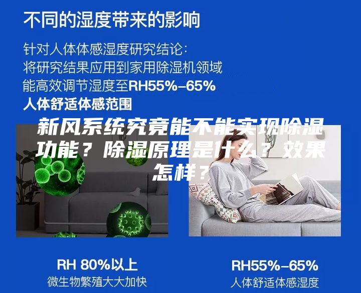新風系統究竟能不能實現除濕功能?除濕原理是什么?效果怎樣?
