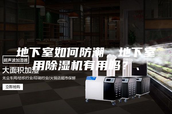 地下室如何防潮，地下室用除濕機有用嗎？、