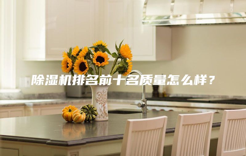 除濕機(jī)排名前十名質(zhì)量怎么樣?