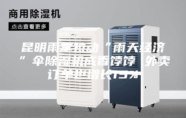 昆明雨季拉動“雨天經(jīng)濟”傘除濕機成香餑餑 外賣訂單也增長15%