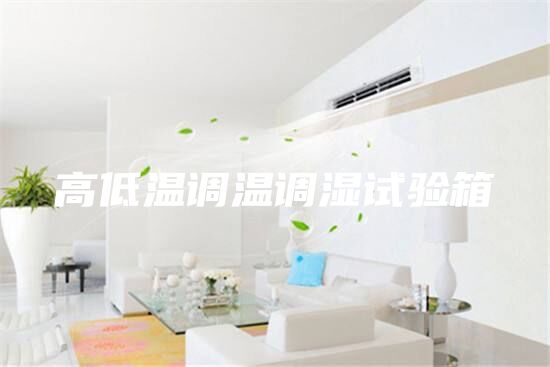 高低溫調(diào)溫調(diào)濕試驗箱