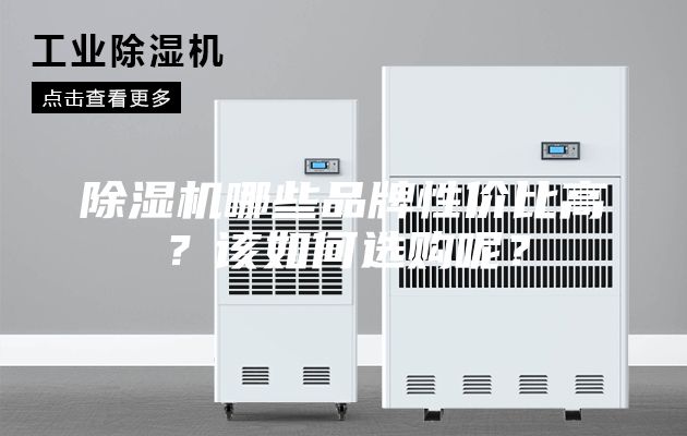除濕機哪些品牌性價比高？該如何選購呢？