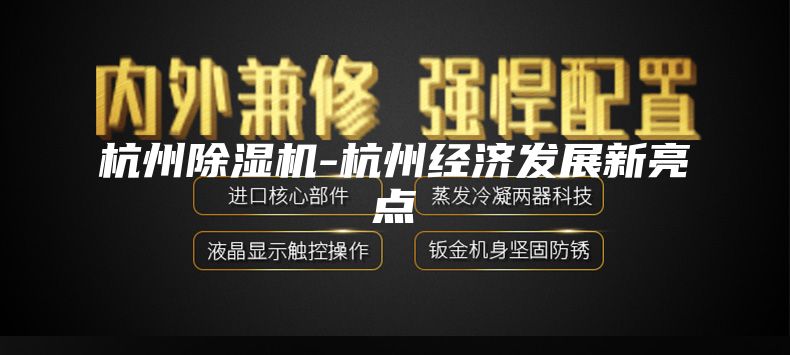 杭州除濕機-杭州經(jīng)濟發(fā)展新亮點