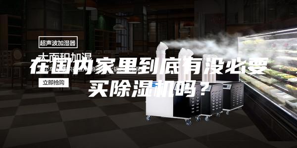 在國內(nèi)家里到底有沒必要買除濕機(jī)嗎？