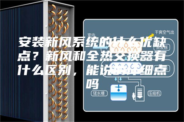 安裝新風系統的什么優缺點？新風和全熱交換器有什么區別，能說的詳細點嗎