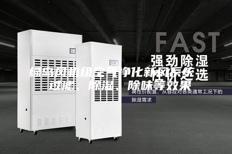 綠島風機組空氣凈化新風系統  過濾、除濕、除味等效果