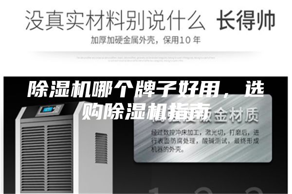 除濕機哪個牌子好用，選購除濕機指南