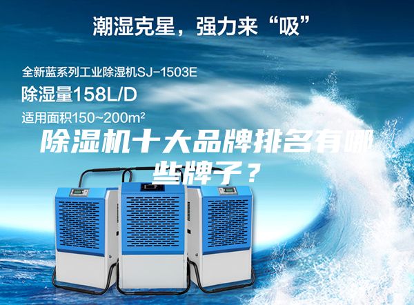 除濕機十大品牌排名有哪些牌子?