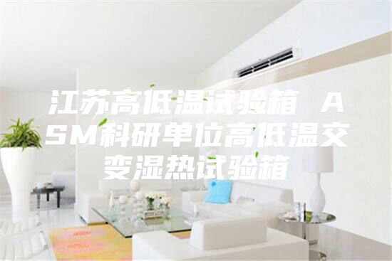 江蘇高低溫試驗(yàn)箱 ASM科研單位高低溫交變濕熱試驗(yàn)箱