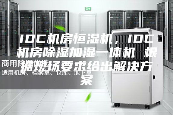 IDC機房恒濕機，IDC機房除濕加濕一體機 根據現場要求給出解決方案